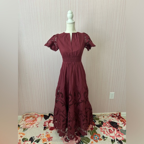Anthropologie The Somerset maxi dress : cutwork edition - Picture 7 of 9